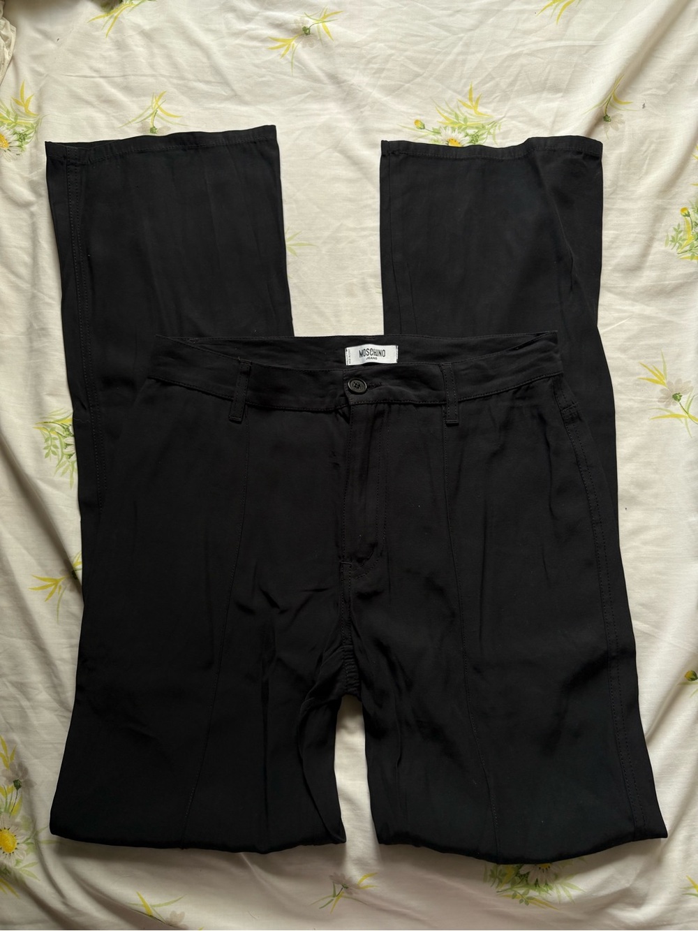Moschino Black Tailored Dress Trousers